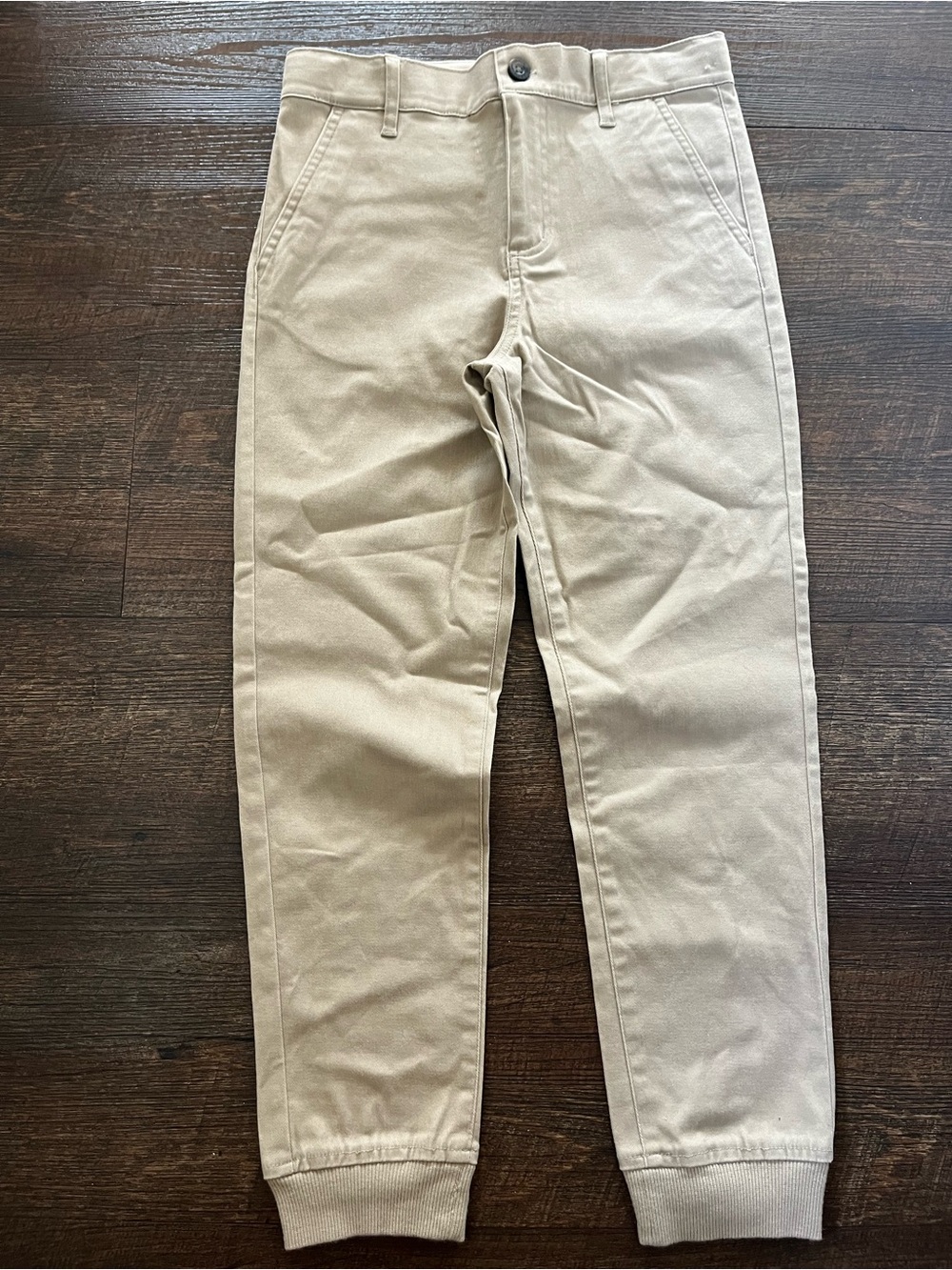 Janie and Jack Khaki Casual Jogger Pants